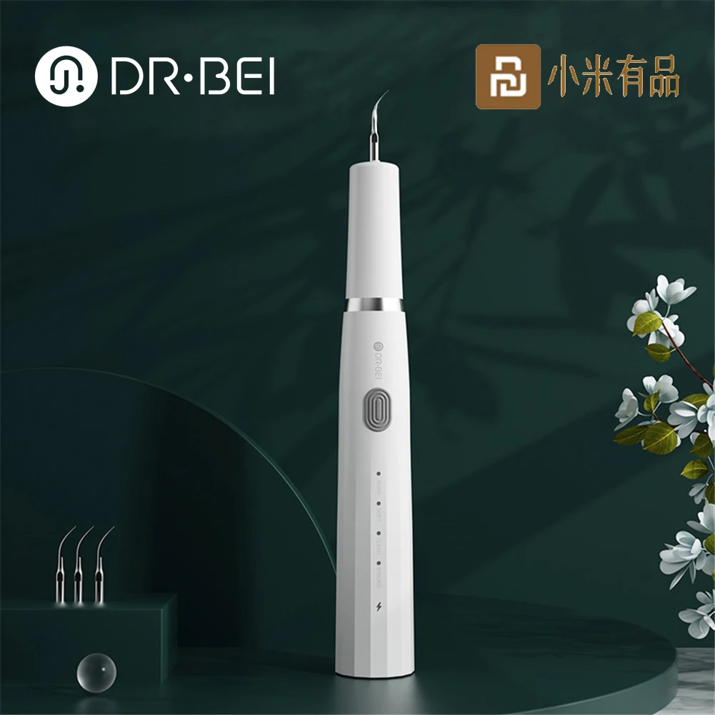 

Xiaomi Youpin DR BEI Dental Calculus Electric Tartar Remover Ultrasonic Whitening Rechargeable Tooth Cleaner YC2 Tooth cleaner