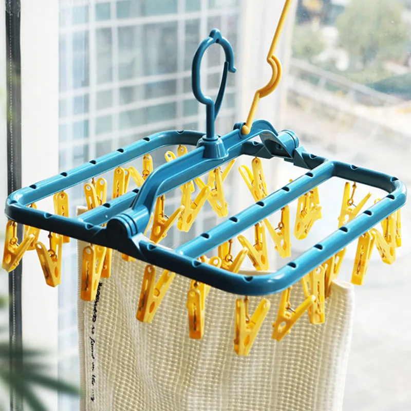 Drying Rack Foldable Household Non-Slip Windproof Hanger Multifunctional Hanging Balcony With Clip Storage Rack Drying Rack
Drying Rack Foldable Household Non-Slip Windproof Hanger Multifunctional Hanging Balcony With Clip Storage Rack Drying Rack