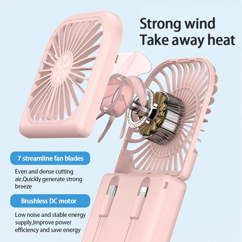 Mini Fan Hanging Neck Fans 5000mAh Rechargeable Cooling Fan Sports Fans For Home Outdoor Student Folding Desktop Mini Air Cooler
Mini Fan Hanging Neck Fans 5000mAh Rechargeable Cooling Fan Sports Fans For Home Outdoor Student Folding Desktop Mini Air Cooler