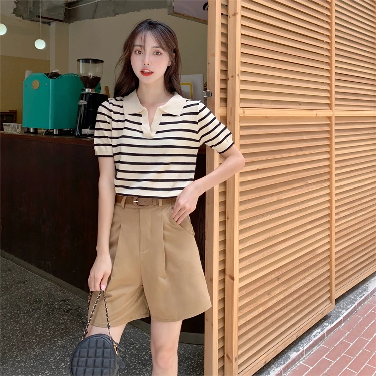 YTX1849 Summer 2021 new retro Hong Kong style high waist slim casual fashion shorts
YTX1849 Summer 2021 new retro Hong Kong style high waist slim casual fashion shorts