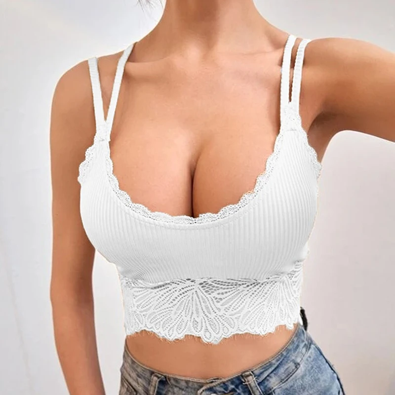 Sexy Bandage Camis Women Lace Push Up Spaghetti Strap Vest Backless Bodycon Crop Tank Tops Female Vintage Camisoles Streetwear
Sexy Bandage Camis Women Lace Push Up Spaghetti Strap Vest Backless Bodycon Crop Tank Tops Female Vintage Camisoles Streetwear