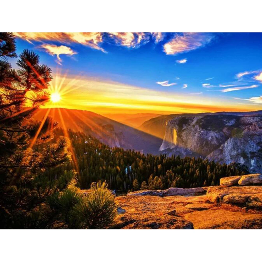 5D DIY Diamond Painting Sunset Mountain Scenery Full Square/Round Drill Diamond Embroidery Landscape Mosaic Cross Stitch Kit
5D DIY Diamond Painting Sunset Mountain Scenery Full Square/Round Drill Diamond Embroidery Landscape Mosaic Cross Stitch Kit