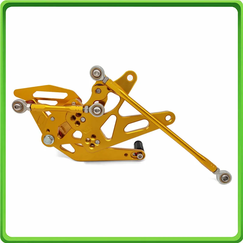 CNC Adjustable Rearsets rear set sets footrest foot rest pegs pedal for Yamaha R1 04 05 06 YZF-R1 2004 2005 2006 Gold
CNC Adjustable Rearsets rear set sets footrest foot rest pegs pedal for Yamaha R1 04 05 06 YZF-R1 2004 2005 2006 Gold