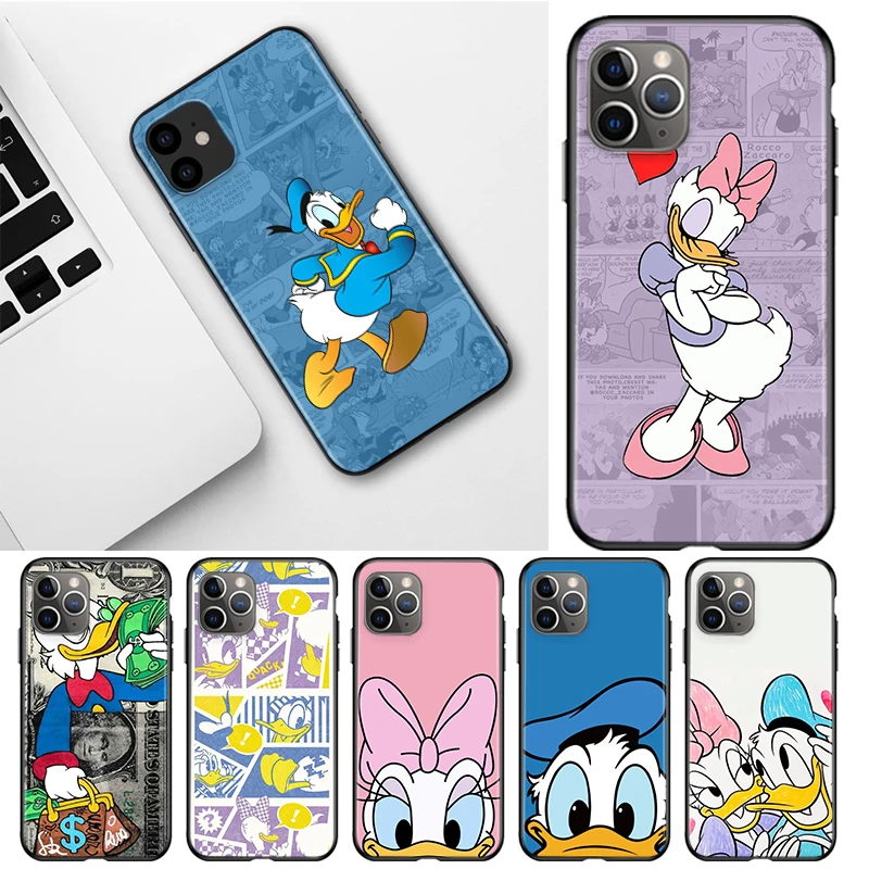 Black Soft Cover Duck Donald Cartoon For Apple iPhone 13 12 11 SE XS XR X 7 8 6 5 S mini Plus Pro MAX 2020 Phone Case
Black Soft Cover Duck Donald Cartoon For Apple iPhone 13 12 11 SE XS XR X 7 8 6 5 S mini Plus Pro MAX 2020 Phone Case