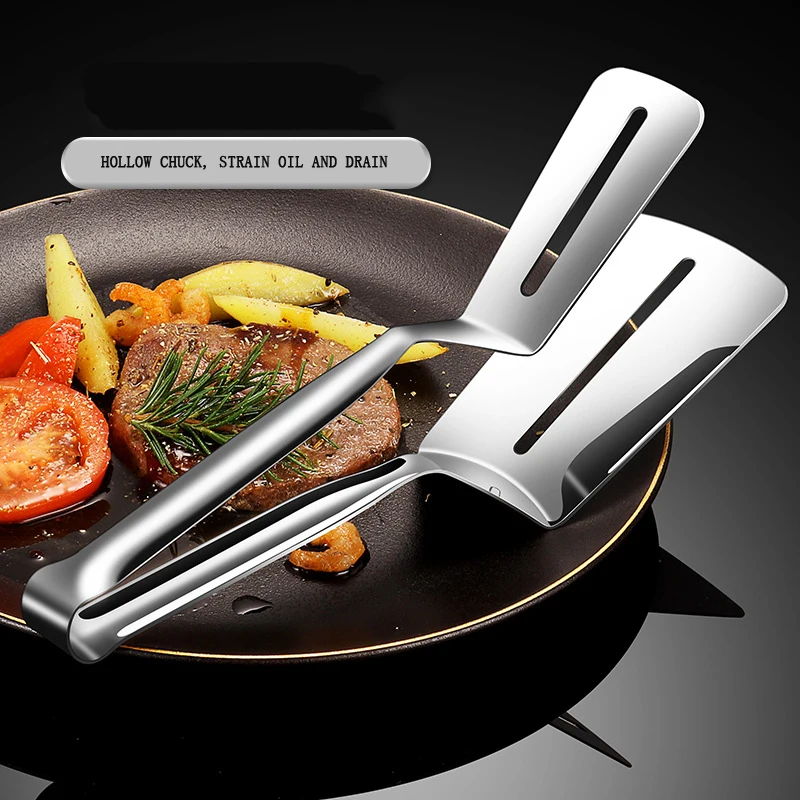 Creative Stainless Steel Food Tongs Non-Slip Baking Steak Fried Clip Kitchen Utensils Cooking Tool Multi-function Barbecue Clip
Creative Stainless Steel Food Tongs Non-Slip Baking Steak Fried Clip Kitchen Utensils Cooking Tool Multi-function Barbecue Clip