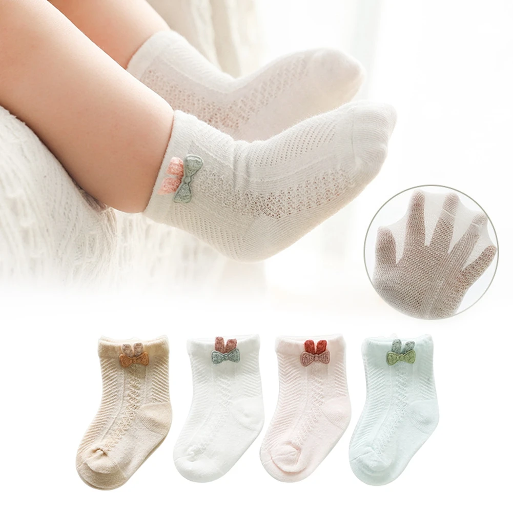Baby Socks Breathable Mesh Cartoon Bow Small Ears Summer Thin Section Baby Socks Short Tube Newborns 0-3Years
Baby Socks Breathable Mesh Cartoon Bow Small Ears Summer Thin Section Baby Socks Short Tube Newborns 0-3Years