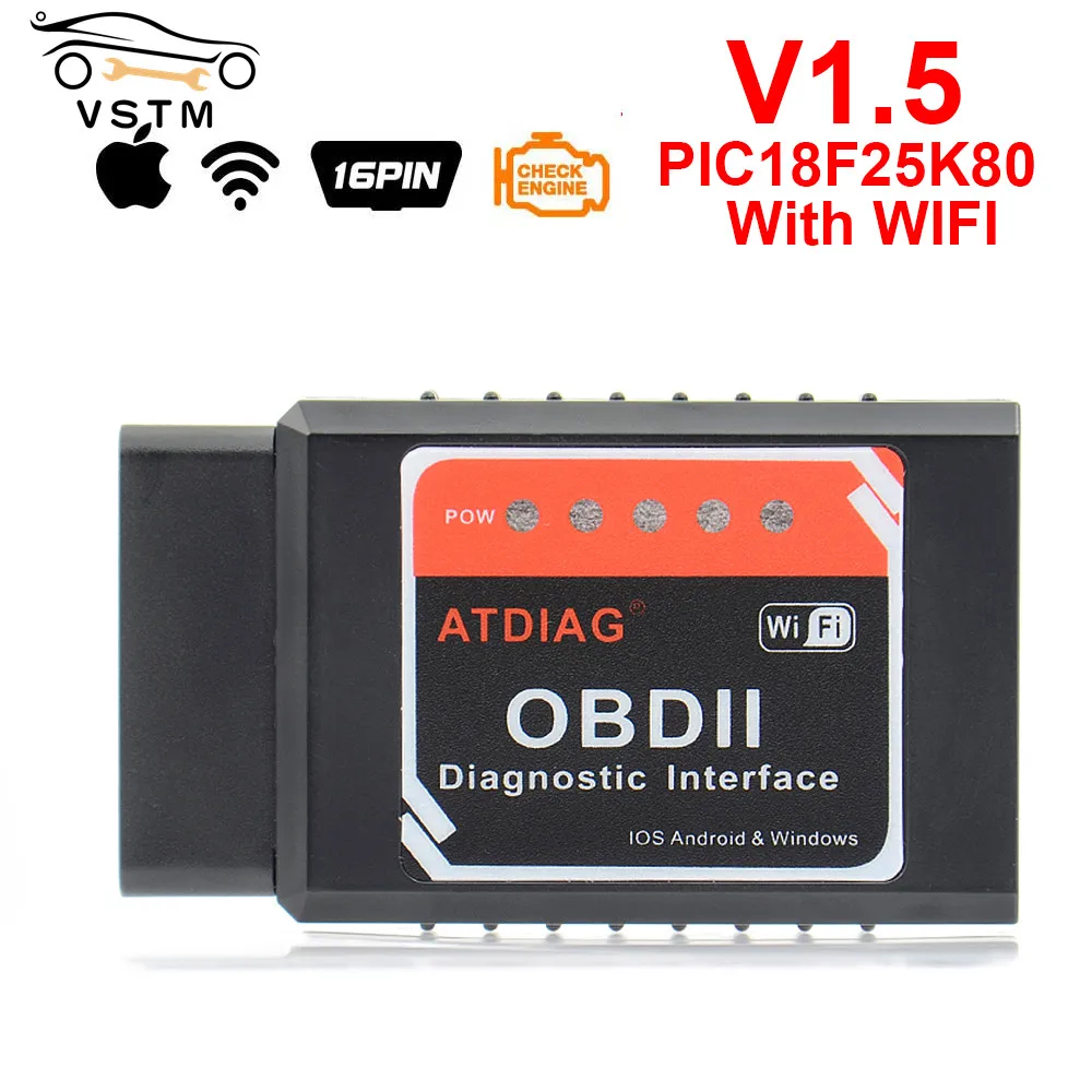 Диагностический сканер OBD2 ELM327 V 2021, универсальный диагностический инструмент для iPhone, IOS, Android, OBDII, Wi-Fi
Диагностический сканер OBD2 ELM327 V 2021, универсальный диагностический инструмент для iPhone, IOS, Android, OBDII, Wi-Fi