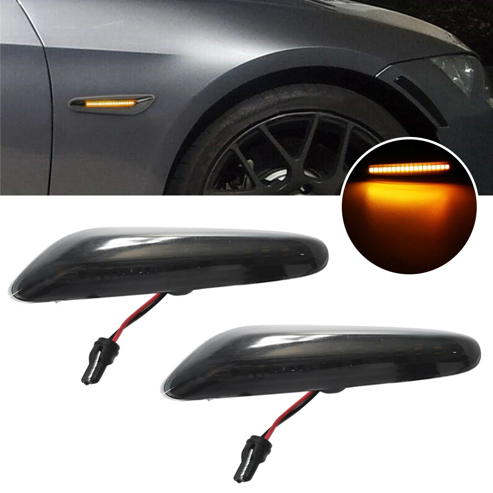 2PCS LED Turning Signal Lights For BMW E46 E90 E91 E92 E93 E60 E61 E82 E88 E83 Car Side Repeater Lamp Turn Signal Side Marker
2PCS LED Turning Signal Lights For BMW E46 E90 E91 E92 E93 E60 E61 E82 E88 E83 Car Side Repeater Lamp Turn Signal Side Marker