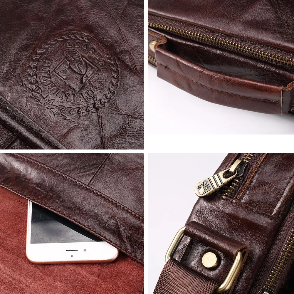 New Coffee Men Shoulder Bag Fashion Crossbody Bags Cheap Male Leather Handbag Capacity Men Messenger Small Tote Bags Top Quality
New Coffee Men Shoulder Bag Fashion Crossbody Bags Cheap Male Leather Handbag Capacity Men Messenger Small Tote Bags Top Quality