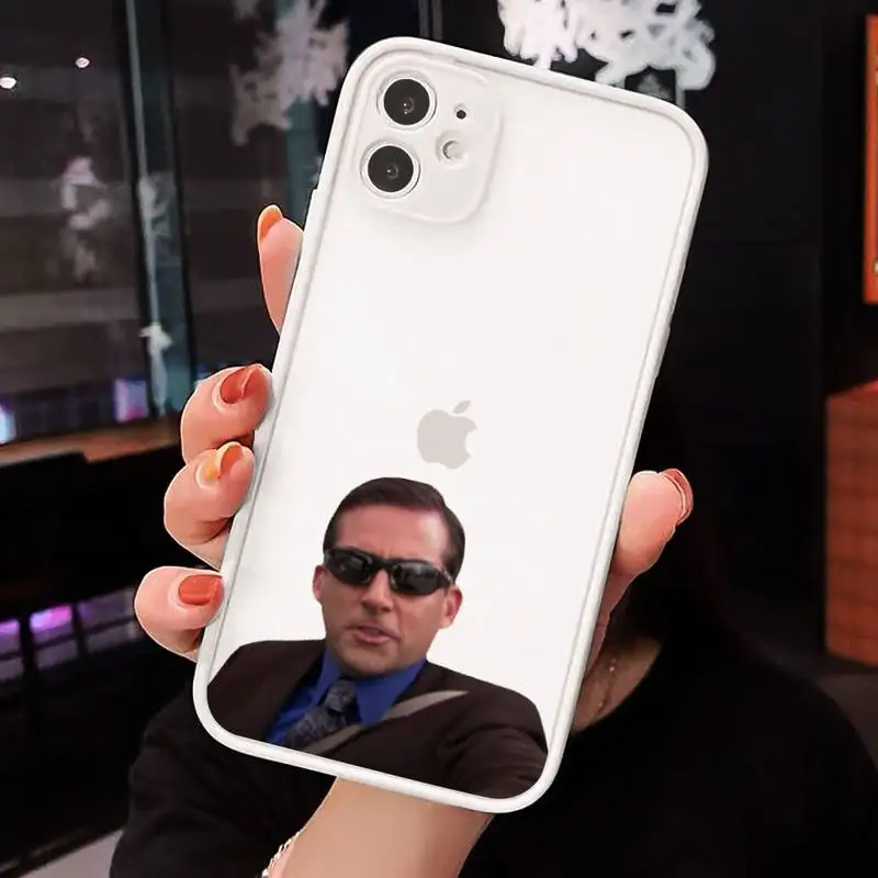 Michael Scott The Office clear Phone Cases Matte Transparent for iPhone 7 8 11 12 s mini pro X XS XR MAX Plus cover funda
Michael Scott The Office clear Phone Cases Matte Transparent for iPhone 7 8 11 12 s mini pro X XS XR MAX Plus cover funda