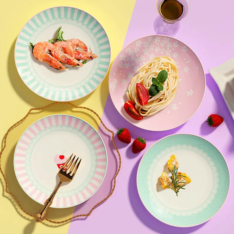 Japanese Large Dinner Plates Ceramic Flat Modern Cute Dish Dinner Plate Round Creative Home Abendessen Platen Tableware DJ60ZC
Japanese Large Dinner Plates Ceramic Flat Modern Cute Dish Dinner Plate Round Creative Home Abendessen Platen Tableware DJ60ZC