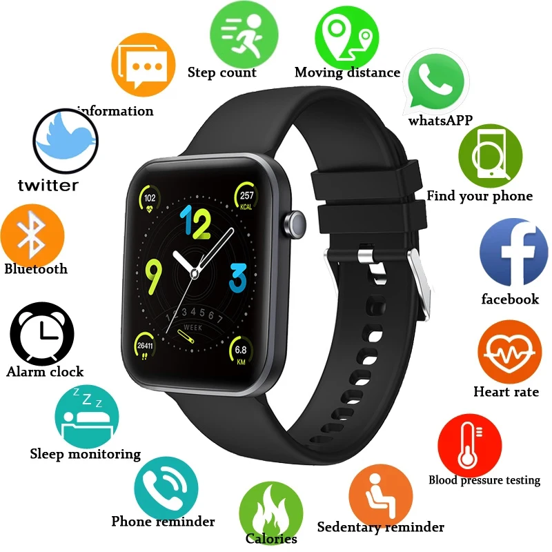 LIGE 2021 New Smart Watch Men Full Touch Screen Sport Fitness Watch IP67 Waterproof Bluetooth For Android ios smartwatch Men+box
LIGE 2021 New Smart Watch Men Full Touch Screen Sport Fitness Watch IP67 Waterproof Bluetooth For Android ios smartwatch Men+box