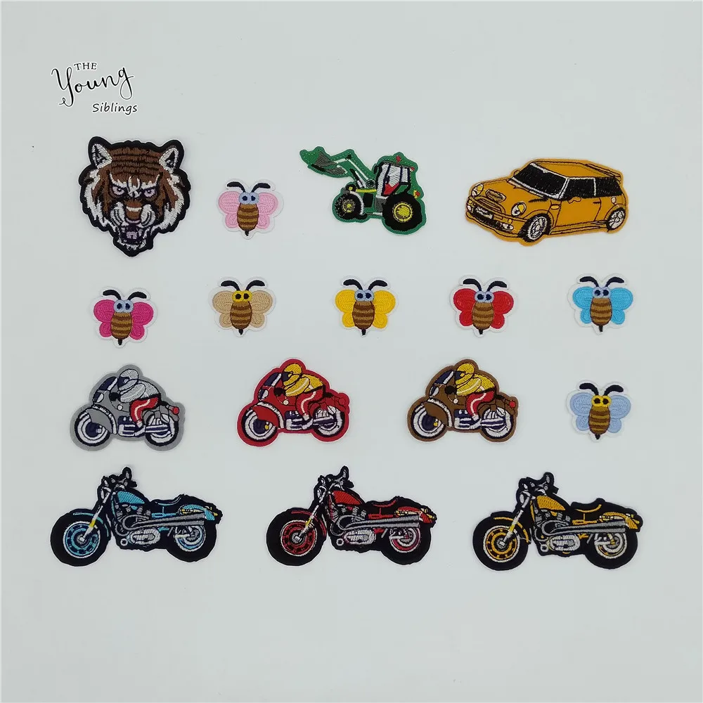 New arrive Cartoon Car Bee Patch Embroidery Sewing Applique Iron on patch DIY Hot melt adhesive Motifs Clothing Accessory Badges
New arrive Cartoon Car Bee Patch Embroidery Sewing Applique Iron on patch DIY Hot melt adhesive Motifs Clothing Accessory Badges