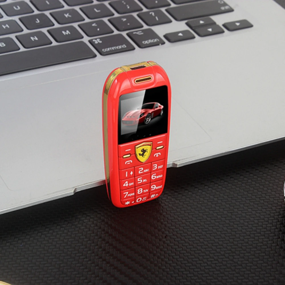 Оригинальный F488 палец Размеры GSM мобильный телефон Маленький кнопочный 2 сим