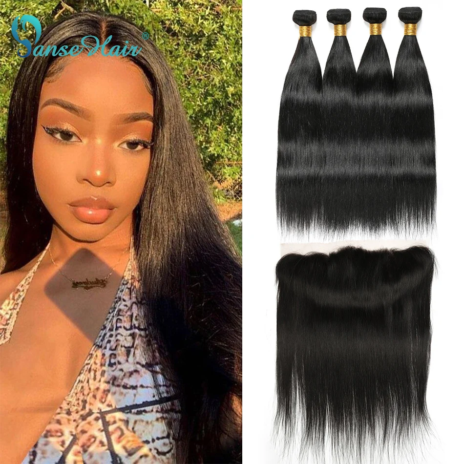 Panse hair Mongolian hair 4+1 Straight bundles with frontal 13x4 Human hair extensions Natural black Baby hair Pre-plucked
Panse hair Mongolian hair 4+1 Straight bundles with frontal 13x4 Human hair extensions Natural black Baby hair Pre-plucked