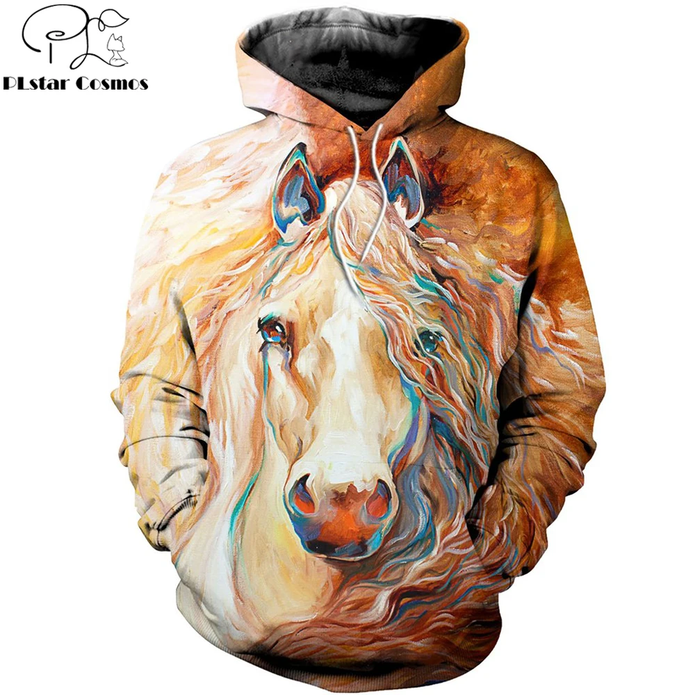 Drop shipping 2019 Fashion Men animal 3D Hoodies painting Horse Pattern Printed winter Hoodie Unisex streetwear Tracksuit
Drop shipping 2019 Fashion Men animal 3D Hoodies painting Horse Pattern Printed winter Hoodie Unisex streetwear Tracksuit