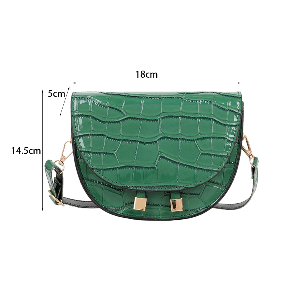 Alligator Pattern Small Shoulder Bags For Women 2021 Casual PU Leather Crososbody Female Half Moon Handbags Ladies Saddle Bag
Alligator Pattern Small Shoulder Bags For Women 2021 Casual PU Leather Crososbody Female Half Moon Handbags Ladies Saddle Bag