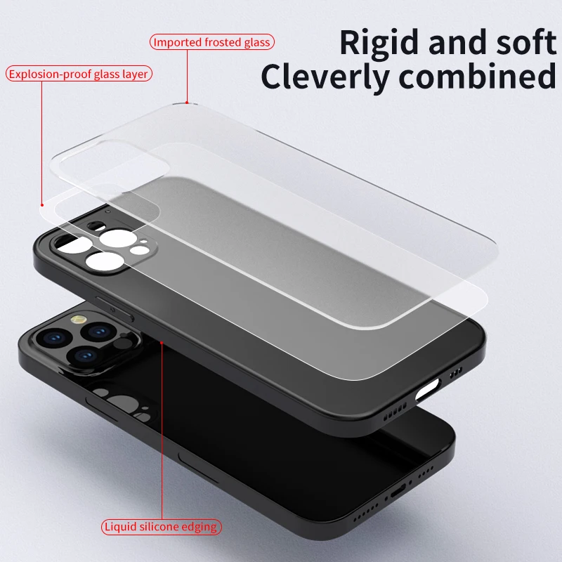 Glass Frosting Case For iPhone 11 Pro 12 Max XR Case X XS Max 7 8 Plus iPhone 12 Mini Back Cover Smooth Skin Sensation Shell
Glass Frosting Case For iPhone 11 Pro 12 Max XR Case X XS Max 7 8 Plus iPhone 12 Mini Back Cover Smooth Skin Sensation Shell