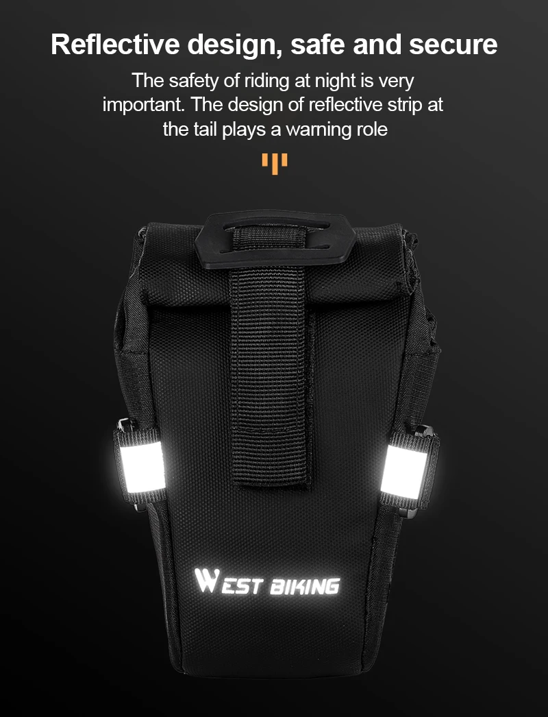 2021 Bicycle Waterproof Storage Saddle Bag Driving Bag Mountain Bike Road Bike Folding Tail Bag Rear Seat Bag Riding Equipment
2021 Bicycle Waterproof Storage Saddle Bag Driving Bag Mountain Bike Road Bike Folding Tail Bag Rear Seat Bag Riding Equipment