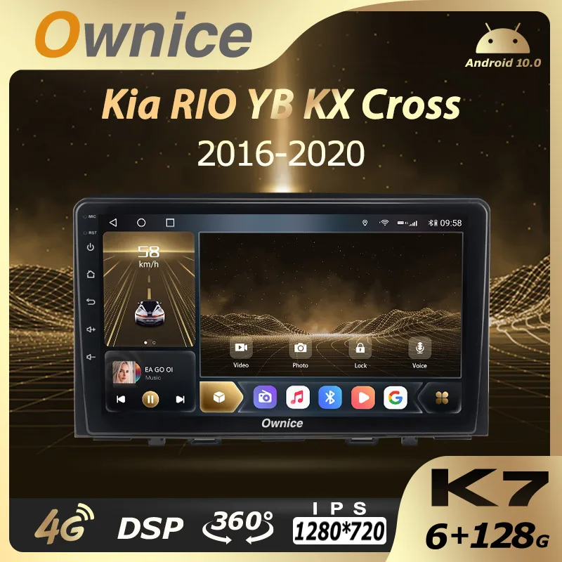 Автомобильный радиоприемник K7 Ownice 6G + 128G Android 10,0 для Kia RIO YB KX Cross 2016 - 2020 мультимедийный плеер аудио 4G LTE GPS Навигация стерео
Автомобильный радиоприемник K7 Ownice 6G + 128G Android 10,0 для Kia RIO YB KX Cross 2016 - 2020 мультимедийный плеер аудио 4G LTE GPS Навигация стерео