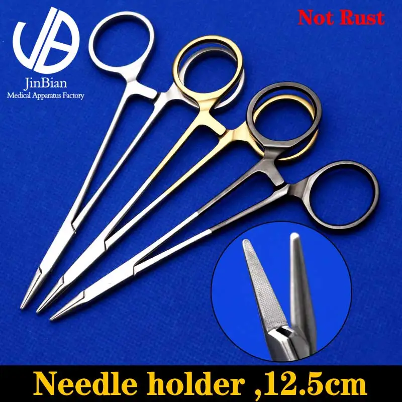 Needle holder 12.5cm needle forceps import stainless steel surgical operating instrument surgical instrument holding steady
Needle holder 12.5cm needle forceps import stainless steel surgical operating instrument surgical instrument holding steady