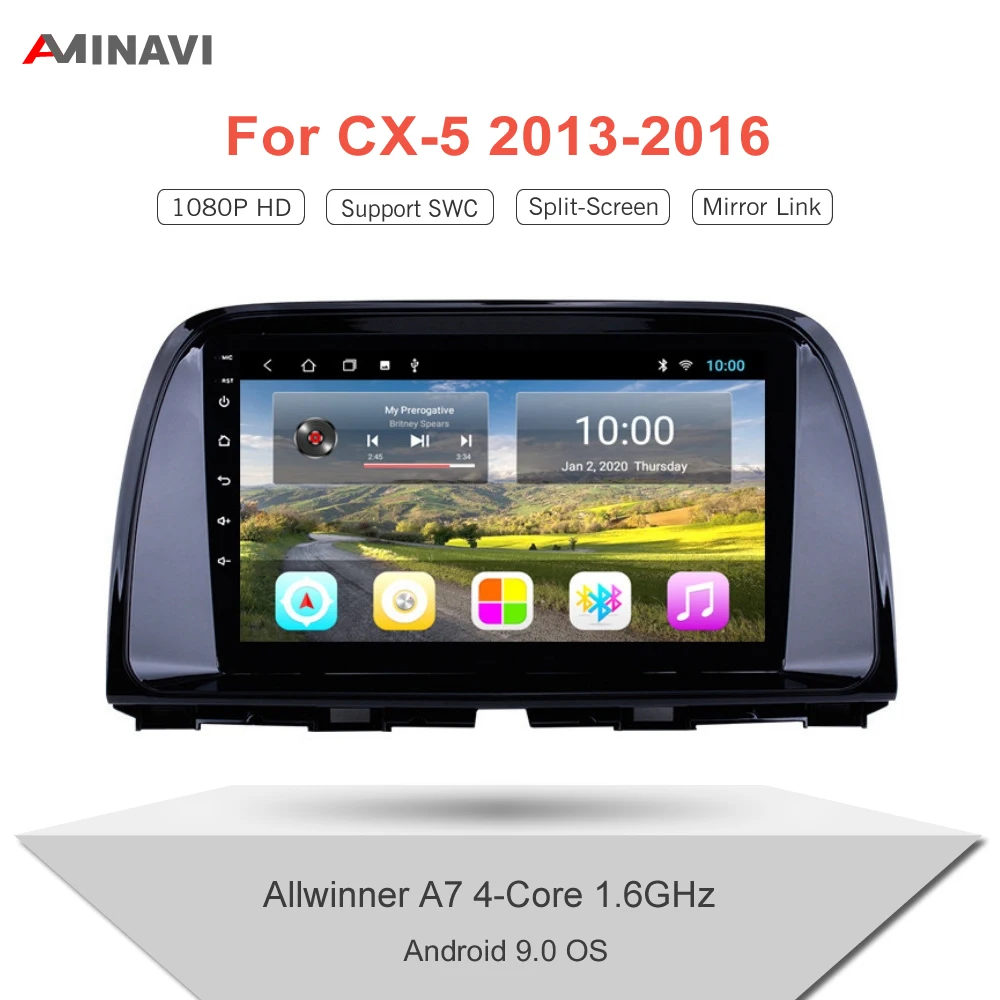 Для Mazda CX-5 2013-2016 автомобильное радио 9/10 "HD GPS Автомобильный мультимедийный плеер стерео MP5 Bluetooth с камерой Wi-Fi универсальная стерео
Для Mazda CX-5 2013-2016 автомобильное радио 9/10 "HD GPS Автомобильный мультимедийный плеер стерео MP5 Bluetooth с камерой Wi-Fi универсальная стерео