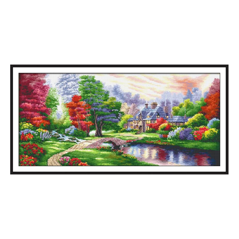 Cabin Landscape 14ct Counted Cross Stitch Kit 11ct Printed Fabric Embroidery DIY Needlework
Cabin Landscape 14ct Counted Cross Stitch Kit 11ct Printed Fabric Embroidery DIY Needlework