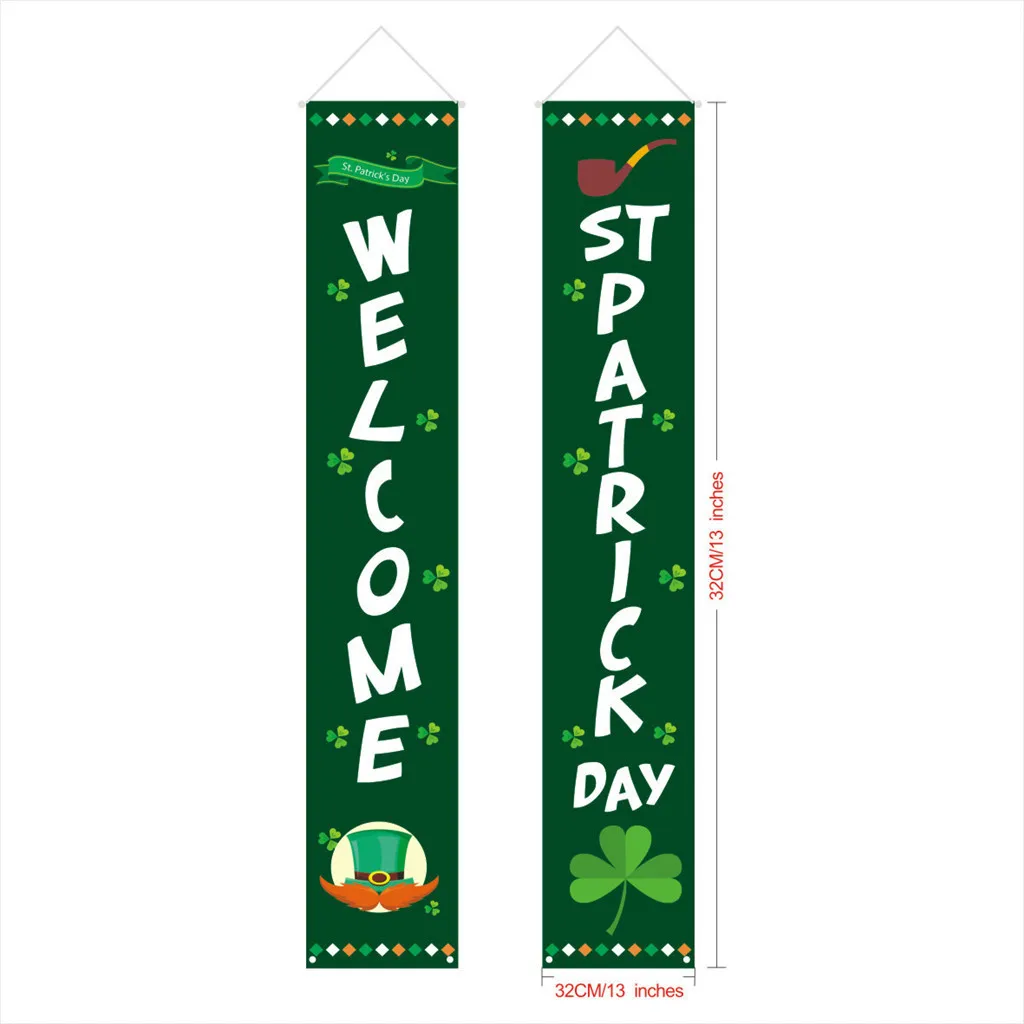 Happy St.Patrick's Day 2020 Decoration Green Shamrocks Grass Banner Luck Leaf Garland Holiday Party Decorations Banner
Happy St.Patrick's Day 2020 Decoration Green Shamrocks Grass Banner Luck Leaf Garland Holiday Party Decorations Banner