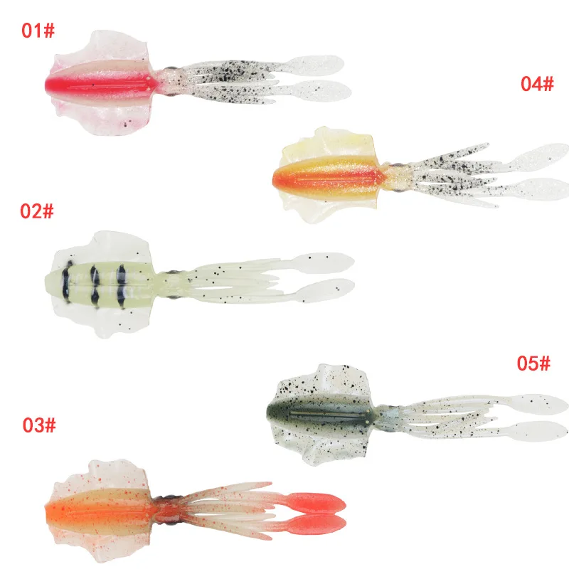 Luminous Squid Soft Octopus Bait Fishing Lures 10cm 7g Saltwater Fish Lure Bass Pesca Sea Fishing Wobblers Tuna Simulation Lure
Luminous Squid Soft Octopus Bait Fishing Lures 10cm 7g Saltwater Fish Lure Bass Pesca Sea Fishing Wobblers Tuna Simulation Lure