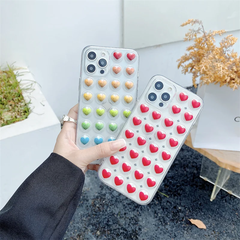 Чехол для телефона с объемными пузырями Love для iPhone 13 12 11 Pro Max, мягкий милый прозрачный чехол-накладка для iPhone X, Xr, XS, Max 8, 7, 6 Plus
Чехол для телефона с объемными пузырями Love для iPhone 13 12 11 Pro Max, мягкий милый прозрачный чехол-накладка для iPhone X, Xr, XS, Max 8, 7, 6 Plus