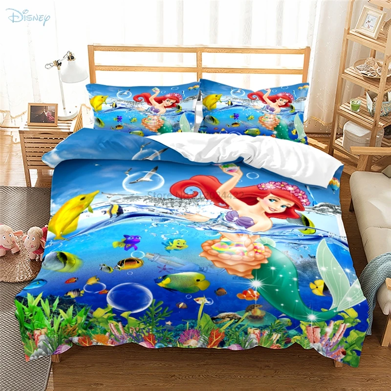 Popular Disney Mermaid Children Bedding Set Snow White Princess Single Twin Double Queen King Size Bed Linen Set Drop Shipping
Popular Disney Mermaid Children Bedding Set Snow White Princess Single Twin Double Queen King Size Bed Linen Set Drop Shipping