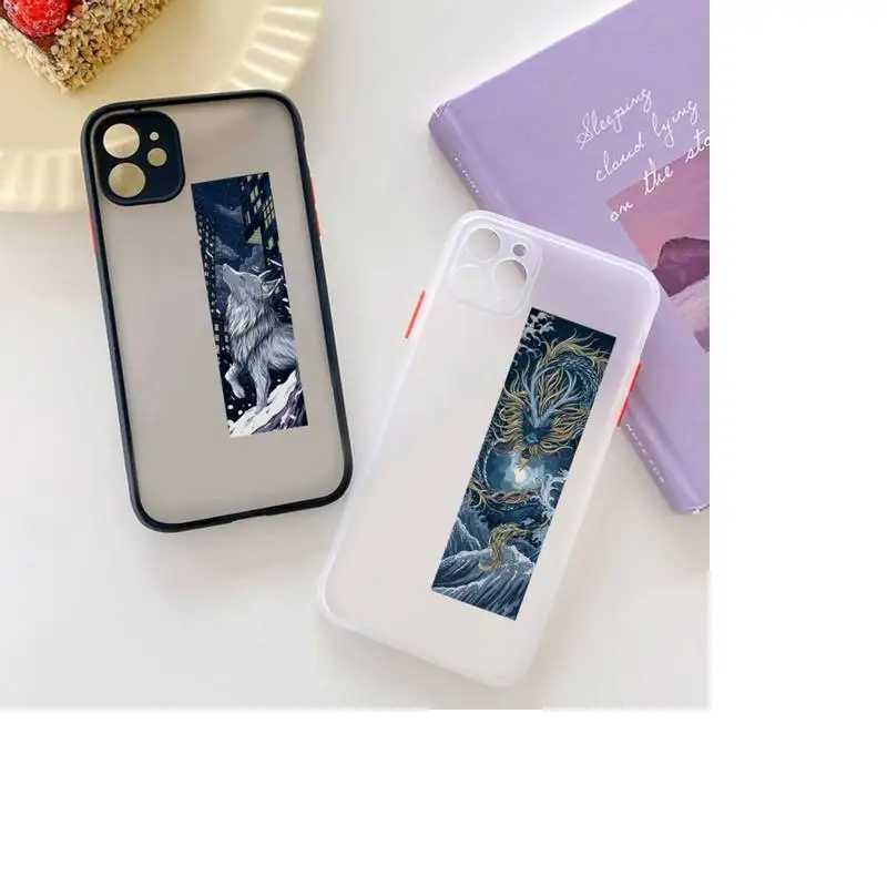 Chinese style Ferocious Beast dragon tiger Phone Case matte transparent For white iPhone 7 8 x xs xr 11 12 pro plus max mini
Chinese style Ferocious Beast dragon tiger Phone Case matte transparent For white iPhone 7 8 x xs xr 11 12 pro plus max mini