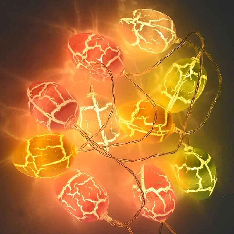 Easter Egg Shape 10 LED Decorative Hanging Light Ornaments Happy Easter Decorations for Home Holiday Party Glow
Easter Egg Shape 10 LED Decorative Hanging Light Ornaments Happy Easter Decorations for Home Holiday Party Glow