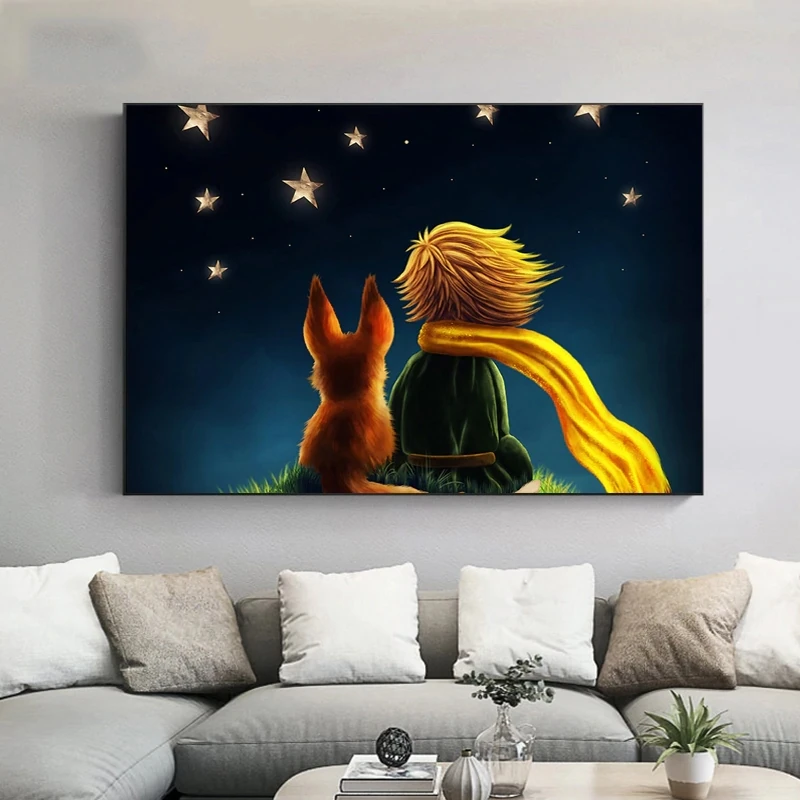 The Little Prince Movie Poster Canvas Painting Poster and Prints Kids Bedroom Wall Art Cuadros for Home Decoration
The Little Prince Movie Poster Canvas Painting Poster and Prints Kids Bedroom Wall Art Cuadros for Home Decoration