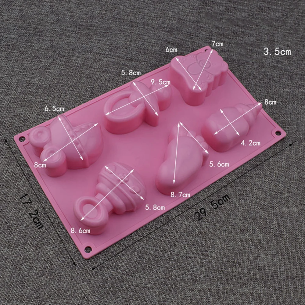 Silicone Infant Pacifier Cake Mold Chocolate Cake Decorating DIY Cookies Fondant Mould Baking Tools Baby Birthday Cake Decor
Silicone Infant Pacifier Cake Mold Chocolate Cake Decorating DIY Cookies Fondant Mould Baking Tools Baby Birthday Cake Decor