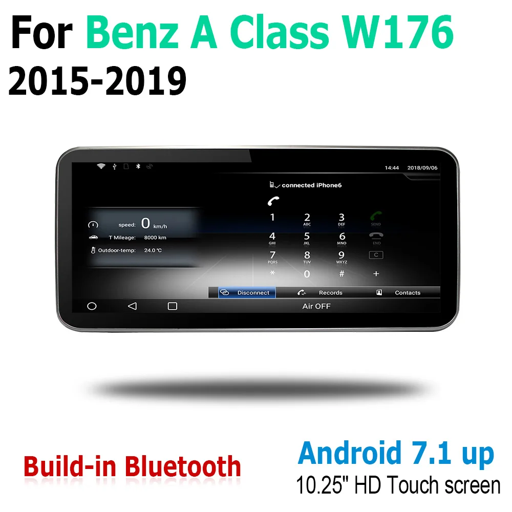 10 25 "Android 7 0 RAM сенсорный экран мультимедийный плеер для Mercedes Benz A Class W176 2015 ~ 2019 NTG