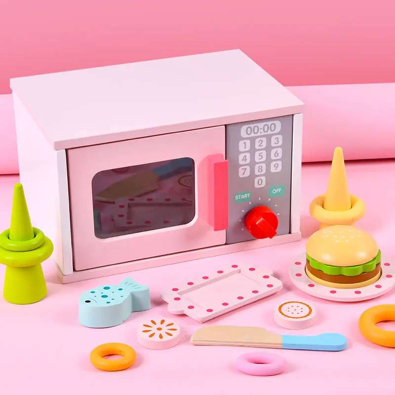 Children's Play House Wooden Simulation Microwave Kitchen Utensils Play House Kitchen Toys Set Early Educational Toys Kids Gifts
Children's Play House Wooden Simulation Microwave Kitchen Utensils Play House Kitchen Toys Set Early Educational Toys Kids Gifts