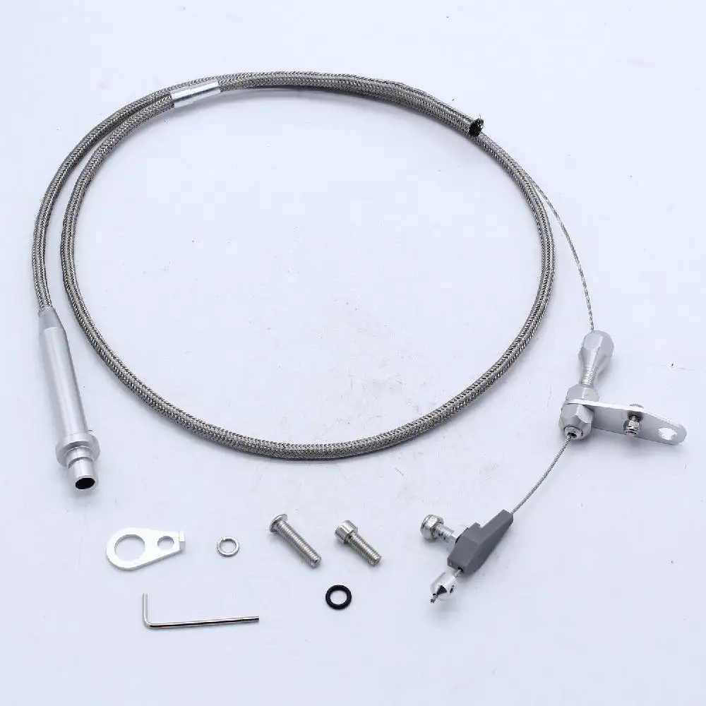 Car TH-350 Stainless Braided Transmission Kick Down Cable Detent for Chevy Trans TH350 Car Accessories
Car TH-350 Stainless Braided Transmission Kick Down Cable Detent for Chevy Trans TH350 Car Accessories