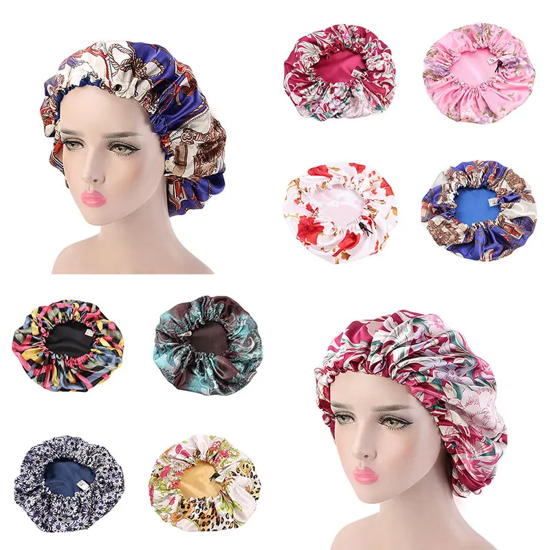 Reversible Sleep Night Cap Satin Bonnet Double Layer Adjustable Solid Color Head Cover Bonnet Hat For For Curly Springy Hair
Reversible Sleep Night Cap Satin Bonnet Double Layer Adjustable Solid Color Head Cover Bonnet Hat For For Curly Springy Hair