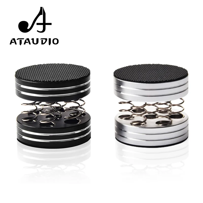 

4 шт. ATAUDIO Пружинные амортизирующие подставки из алюминиевого сплава, Hi-Fi аудио