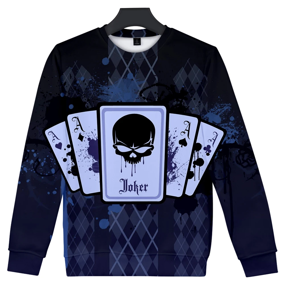 Свитшот мужской/женский/мужской с 3D-принтом, круглым вырезом
Свитшот мужской/женский/мужской с 3D-принтом, круглым вырезом