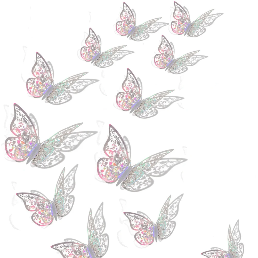 12PCS Suncatcher Sticker 3D Effect Crystal Butterflies Wall Sticker Beautiful Butterfly for Kids Room Wall Decal Home Decoration
12PCS Suncatcher Sticker 3D Effect Crystal Butterflies Wall Sticker Beautiful Butterfly for Kids Room Wall Decal Home Decoration