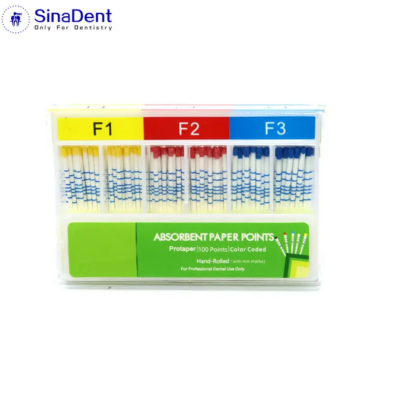 1 упаковка стоматологических абсорбирующих бумажных точек длиной мм с