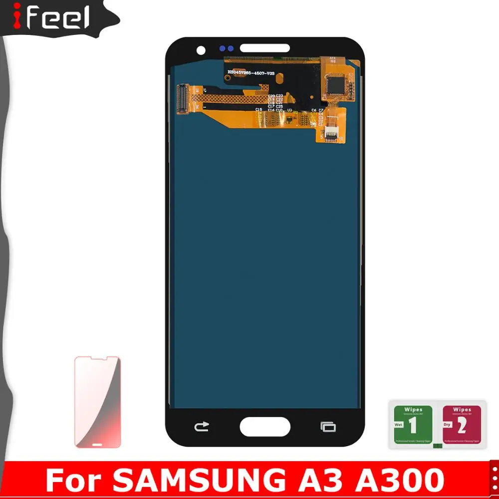 100% протестированный ЖК дисплей для Samsung Galaxy A3 2015 A300 A3000 A300F A300M + сенсорный экран в