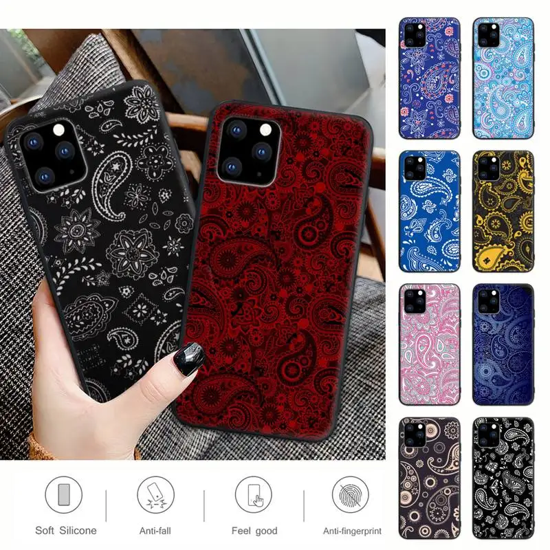 Royal Blue Bandana Black Silicone Mobile Phone Case For IPhone 12 11 Pro Max Xs X Xr 7 8 6 6s Plus 5 5s Se 2020 Cover
Royal Blue Bandana Black Silicone Mobile Phone Case For IPhone 12 11 Pro Max Xs X Xr 7 8 6 6s Plus 5 5s Se 2020 Cover