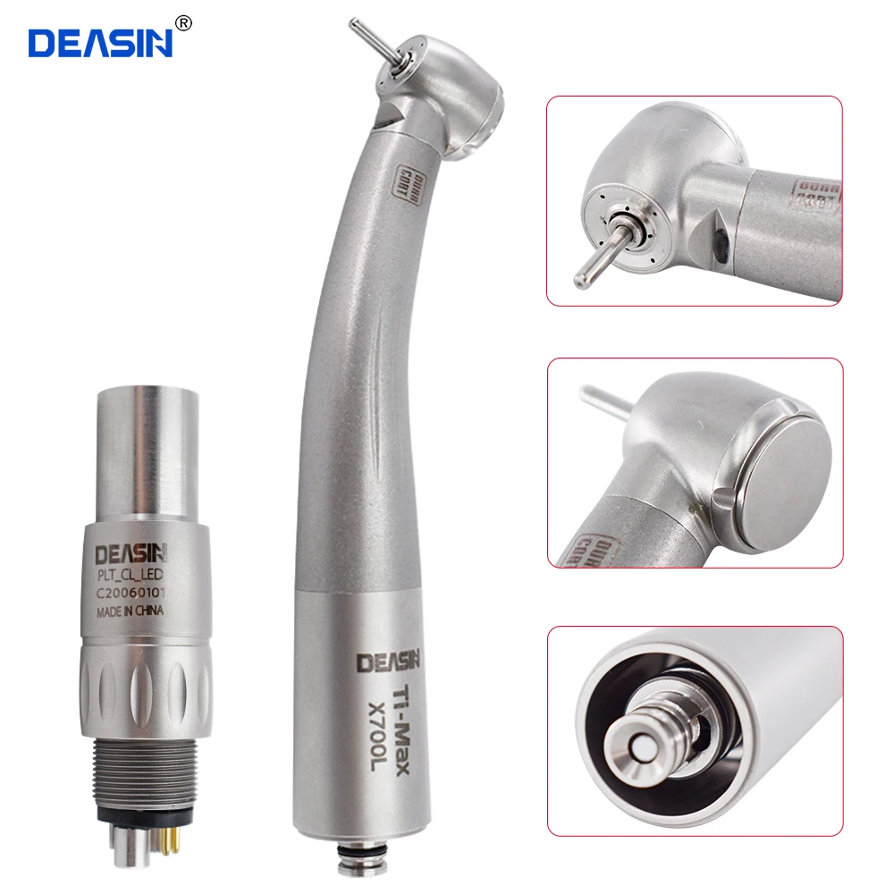 Dental Lab Equipment X700L High Speed Ceramic Bearing Handpiece Air Turbine Standard Push Button Head With Optic Fiber
Dental Lab Equipment X700L High Speed Ceramic Bearing Handpiece Air Turbine Standard Push Button Head With Optic Fiber