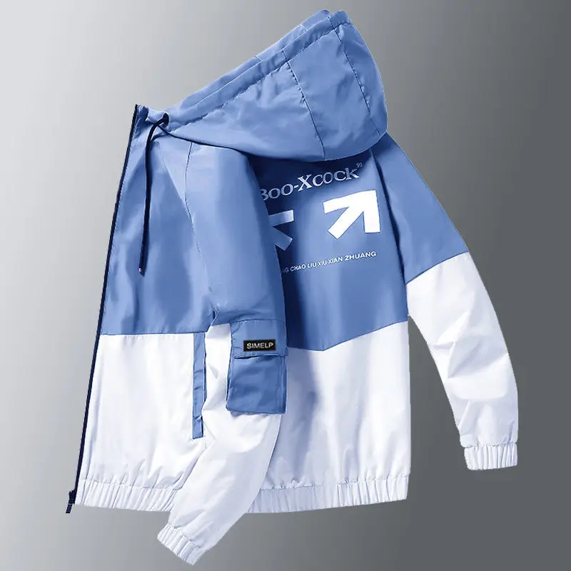 Мужская джинсовая куртка, куртка-бомбер, верхняя одежда в стиле Харадзюку 
Мужская джинсовая куртка, куртка-бомбер, верхняя одежда в стиле Харадзюку