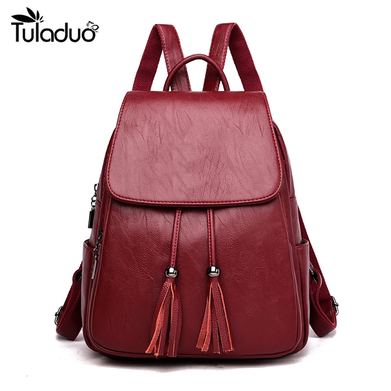 Mochila Mujer Real Leather Tassel Backpack Bagpack School Shoulder Bags For Women Backpack For Teenage Girls Back Pack Sac
Mochila Mujer Real Leather Tassel Backpack Bagpack School Shoulder Bags For Women Backpack For Teenage Girls Back Pack Sac