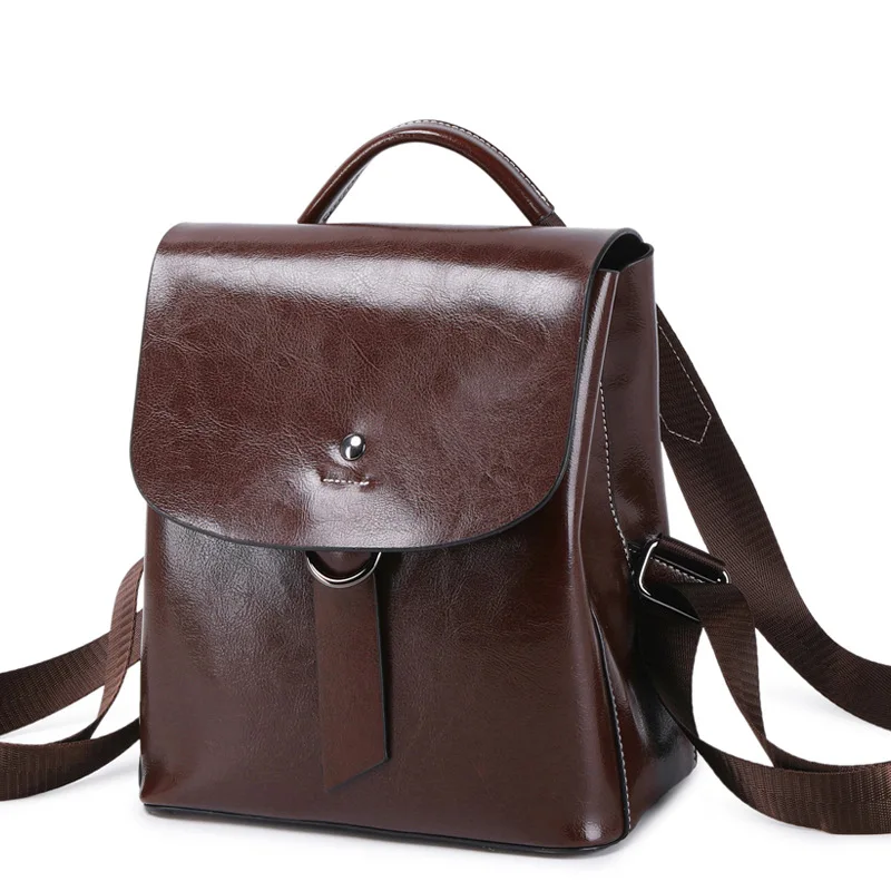 New Women Vintage Backpack Brand Genuine Leather Girl's School Bag Shoulder Hand Bag Large Capacity for Girl Leisure Backpack
New Women Vintage Backpack Brand Genuine Leather Girl's School Bag Shoulder Hand Bag Large Capacity for Girl Leisure Backpack