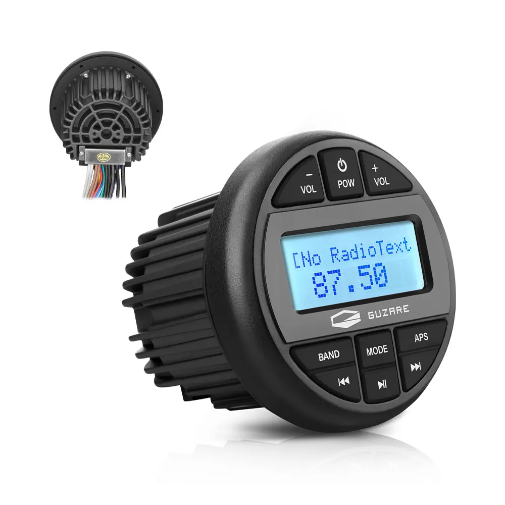 Waterproof Marine Stereo Bluetooth Radio Motorcycle Audio Boat Car MP3 Player Auto Sound System FM AM Receiver For SPA RV ATV
Waterproof Marine Stereo Bluetooth Radio Motorcycle Audio Boat Car MP3 Player Auto Sound System FM AM Receiver For SPA RV ATV